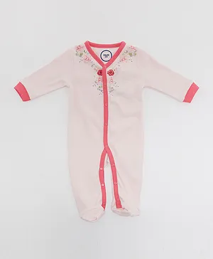 R&B Kids Floral Sleepsuit - Pink