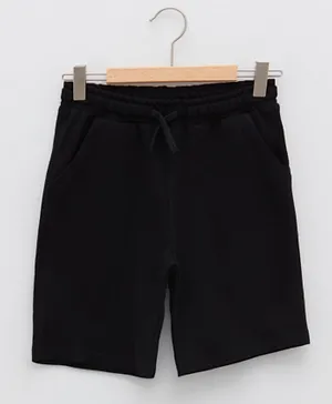 LC Waikiki Elastic Waist Shorts - Black