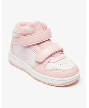Kappa Colourblock High Top Sneakers With Velcro Closure  - Pink