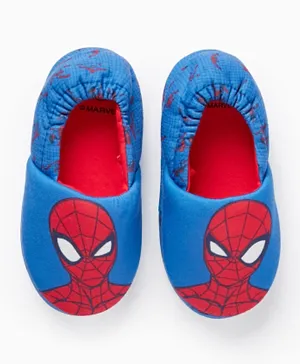 Zippy Spider-Man Fabric Booties - Multicolor