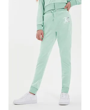 Juicy Couture Graphic Velour Joggers - Green