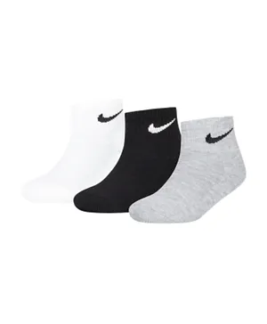Nike 3 Pack Quarter Socks - Multicolor