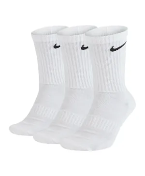 Nike 3 Pack Everyday Cush Socks - White