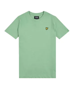 Lyle & Scott Cotton Eagle Patch Detail T-Shirt - Green