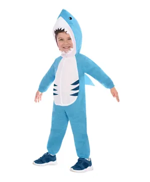 Party Centre Great White Shark All In One Costume - Blue