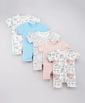 SAPS Pack of 5 Romper - Multicolor