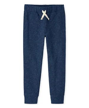The Children's Place Solid Marled Fleece Jogger Pants - Tidal