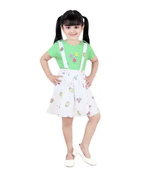Smart Baby Dungaree Dress - Multicolor