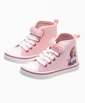 UrbanHaul Mattel Barbie High Top Sneakers - Pink