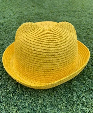 The Girl Cap Beach Hat - Yellow
