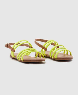 CCC Zaha Sandals - Neon Green