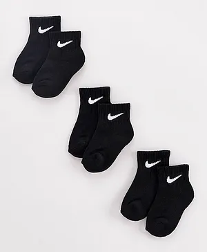 Nike 3 Pack NHN Basic Pack QTR Socks - Black