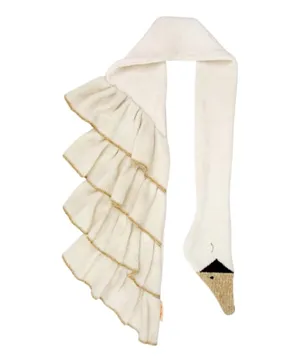 Meri Meri Knitted Swan Scarf - White