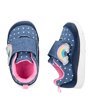 Carter's G Chambray Rainbow Every Steps Sneakers - Blue