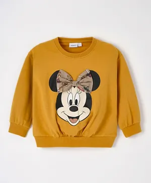 Name It Minnie Mouse Sweatshirt - Amber Gold