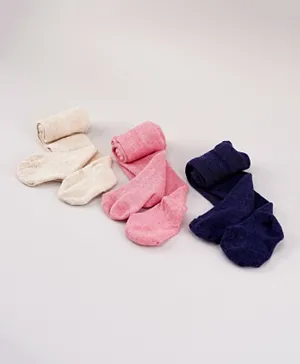 Zippy Baby Pack of 3 Tights - Multicolor