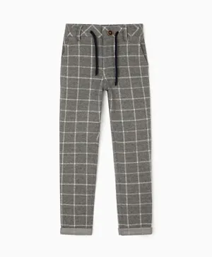 Zippy Jersey Pants - Light Grey