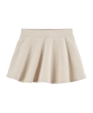 OshKosh B'Gosh Cotton Blend Uniform Skirt - Beige