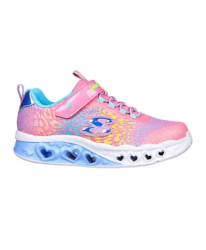 Skechers Flutter Heart Lights Shoes - Pink