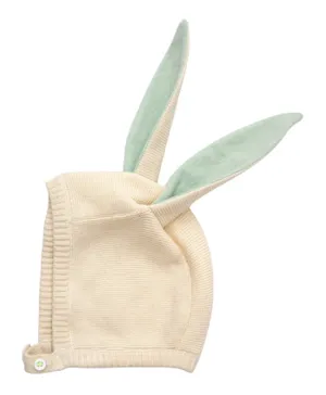 Meri Meri Bunny Baby Bonnet - Beige