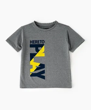 Jam Hereto Play Graphic T-Shirt - Grey