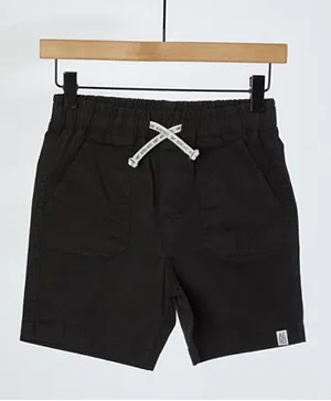 Aeropostale Pull On Shorts with Drawstring - Black