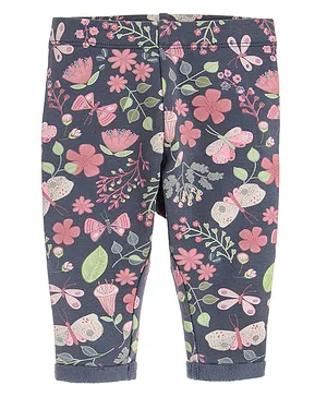 SMYK Floral Jeggings - Multicolor