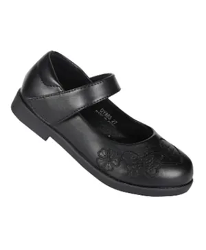 Ninos Flower School Shoes - Black