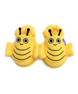 Milk&Moo Buzzy Bee Toddler Slippers - Yellow