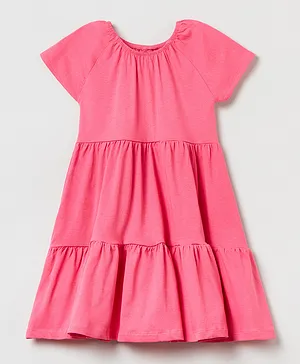 OVS Elasticated Neck Dress - Pink