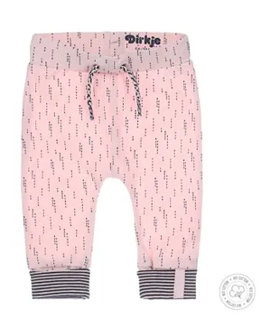 Dirkje Bio Cotton Baby Trousers - Light Pink