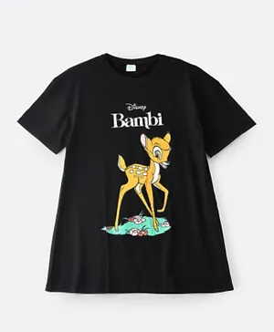 Disney Bambi T-Shirt - Black