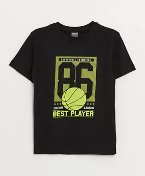 LC Waikiki Basketball T-Shirt - Black