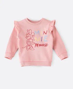 Disney Baby Minnie Mouse Sweatshirt - Pink