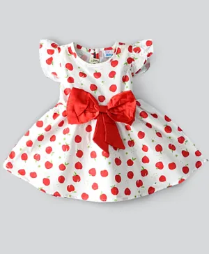 Babyqlo Fruity Bow Dress - Red