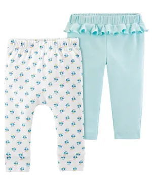 Carter's 2-Pack Babysoft Pants - Blue White
