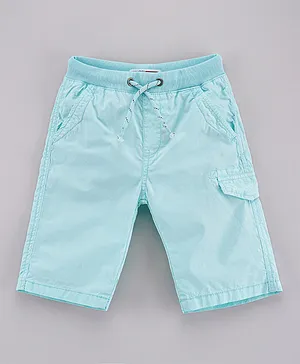 Minoti Poplin Shorts - Light Blue