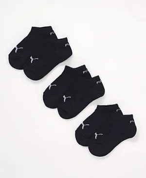 PUMA Invisible Socks Pack Of 3 - Black