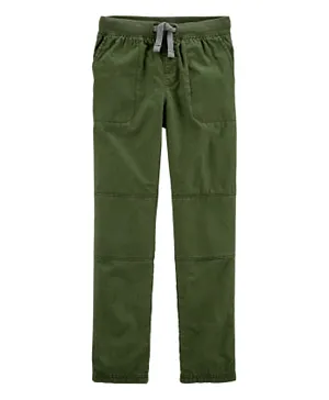 Carter's Pull-On Reinforced Knee Pants - Olive Green
