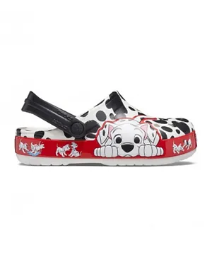 Crocs Kids’ Funlab 101 Dalmatians Clog - White