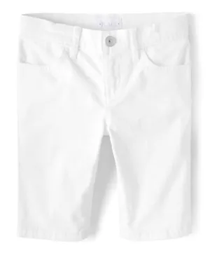 The Children's Place Solid Shorts - White