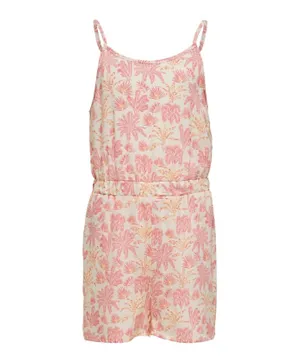 Only Kids All Over Printed Jumpsuit - Pink
