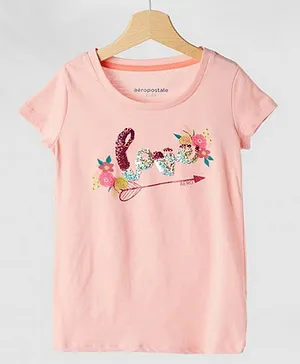 Aeropostale Graphic T-Shirt - Pink