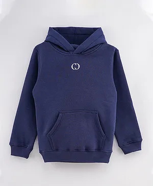 Criminal Damage Eco Pullover Hoodie - Navy