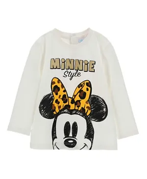 Original Marines Minnie Mouse Print T-Shirt - Off White
