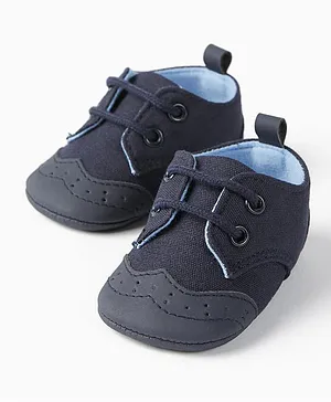 Zippy Newborn Pre-Walker Booties - Dark Blue