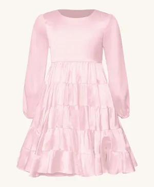 Bardot Junior Reese Tiered Dress - Soft Pink