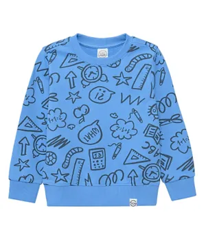 SMYK Printed Sweatshirt - Blue