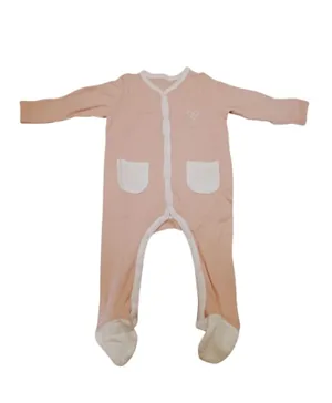 Forever Cute Heart Graphic Sleepsuit - Pink