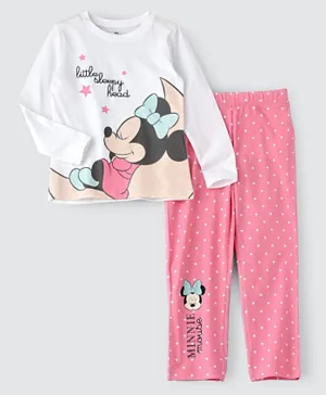 Disney Minnie Mouse Pyjama Set - White